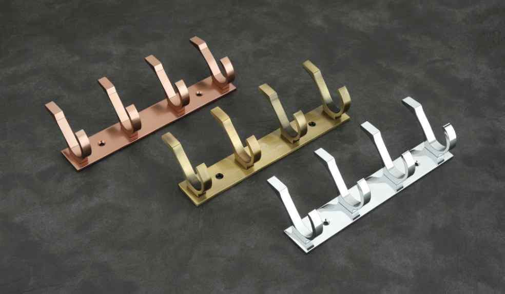 Finished door hardware detail