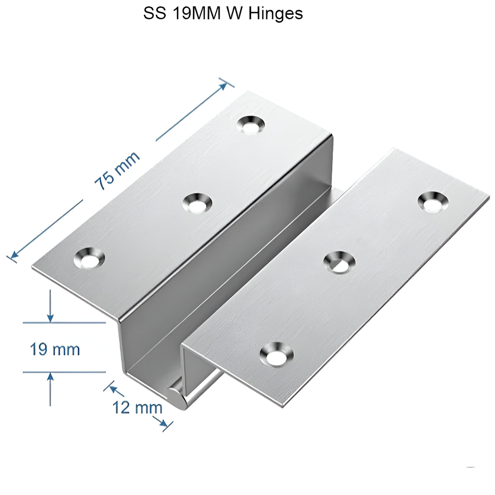 SS W Cabinet Hinge